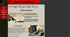 Desktop Screenshot of musicleadsheets.com